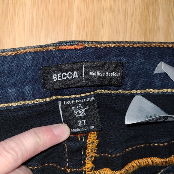 True Religion Becca Bootcut Women's Size 27 NWT - Picture 7 of 10